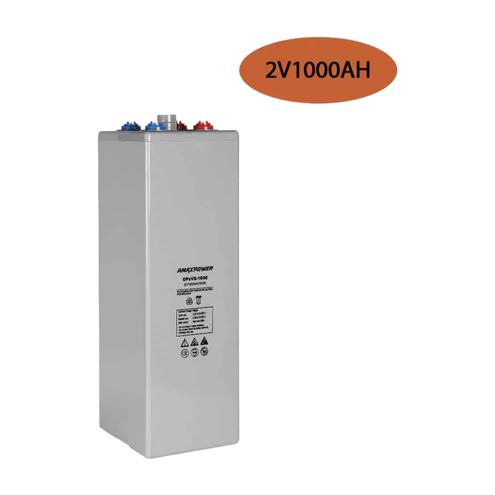 2V 1000Ah OPzV Tubular Gel Deep Cycle Battery for Solar/UPS/Medical Equipment