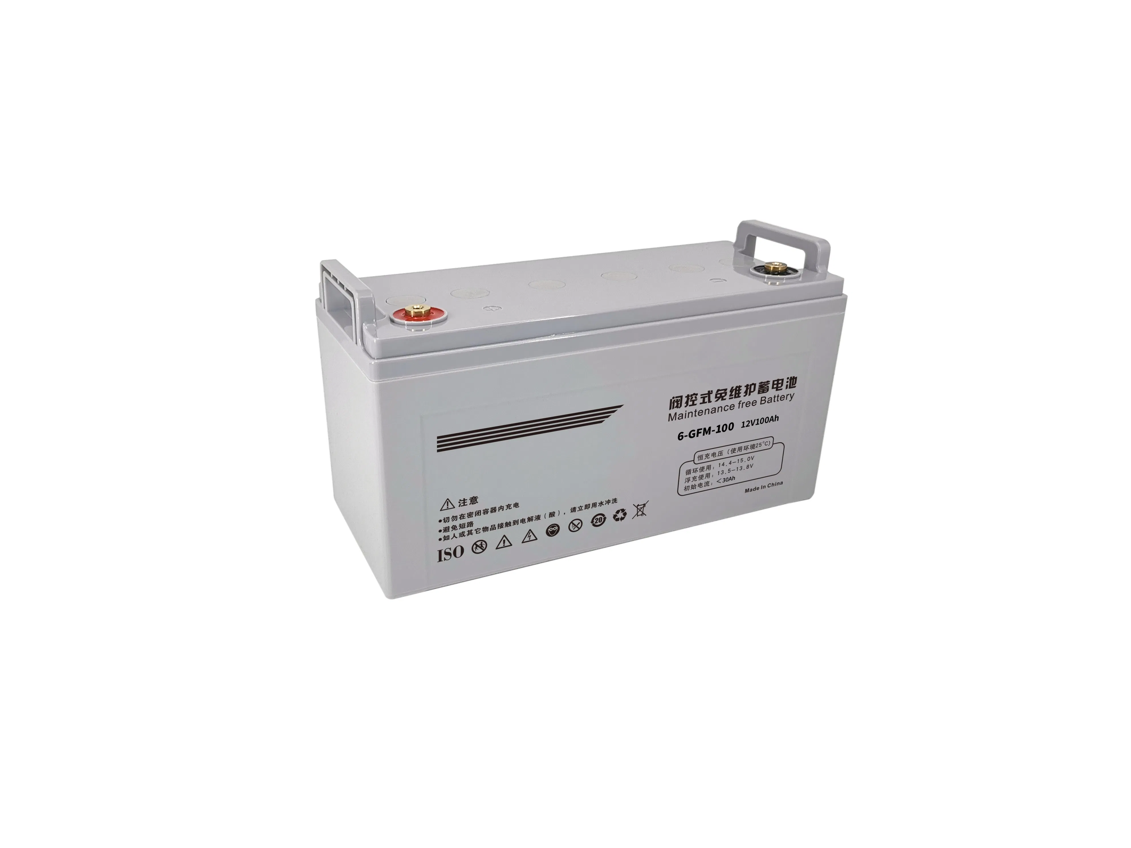 12V7Ah-100Ah Maintenance-Free Sealed Lead Acid Battery for UPS/Solar Power Systems