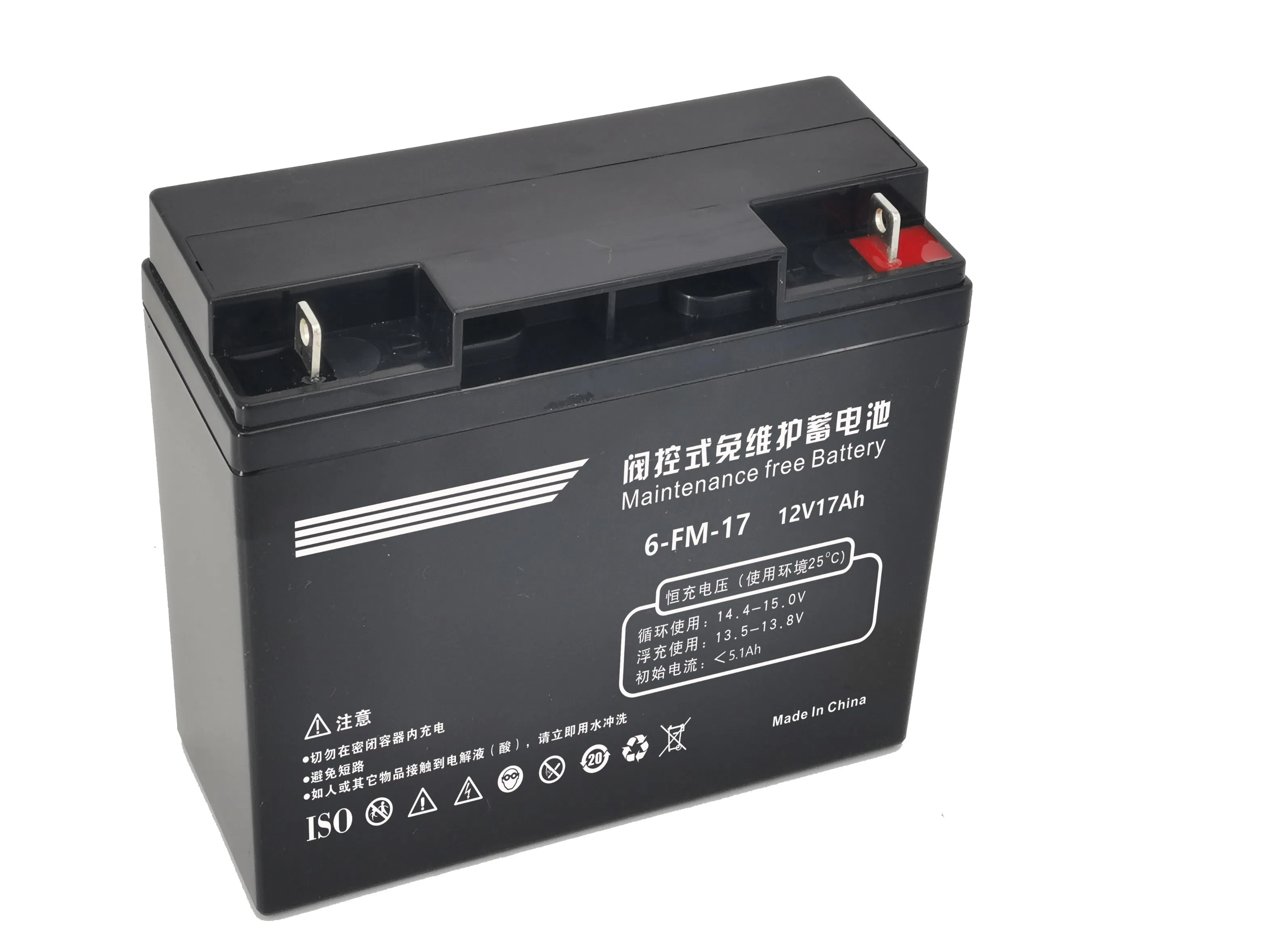 12V7Ah-100Ah Maintenance-Free Sealed Lead Acid Battery for UPS/Solar Power Systems