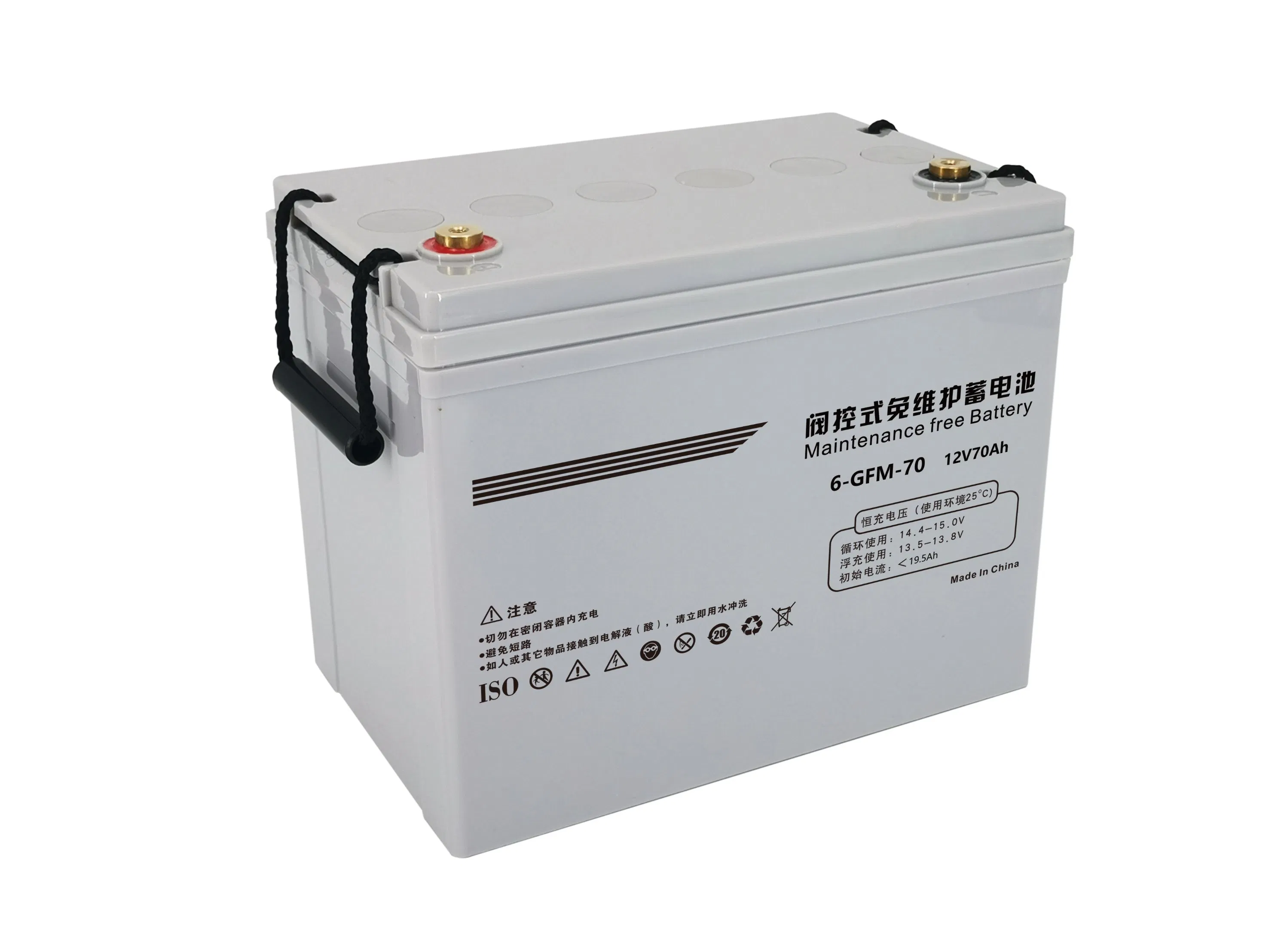12V7Ah-100Ah Maintenance-Free Sealed Lead Acid Battery for UPS/Solar Power Systems