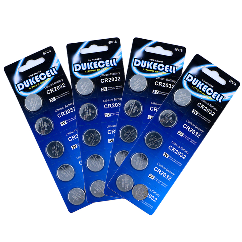High Quality 3V Lithium Button Battery CR2032 for Watches, Remote Controls and Toys - Long Lasting Power Supply