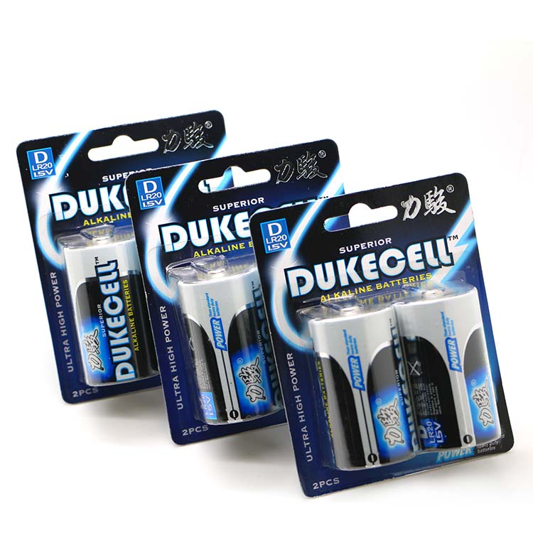 High Capacity D Size LR20 AM1 1.5V Alkaline Dry Battery for Flashlights and Electronics - OEM Service Available