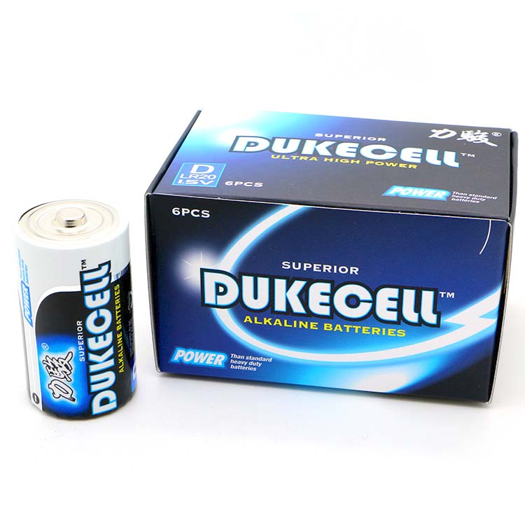 High Capacity D Size LR20 AM1 1.5V Alkaline Dry Battery for Flashlights and Electronics - OEM Service Available
