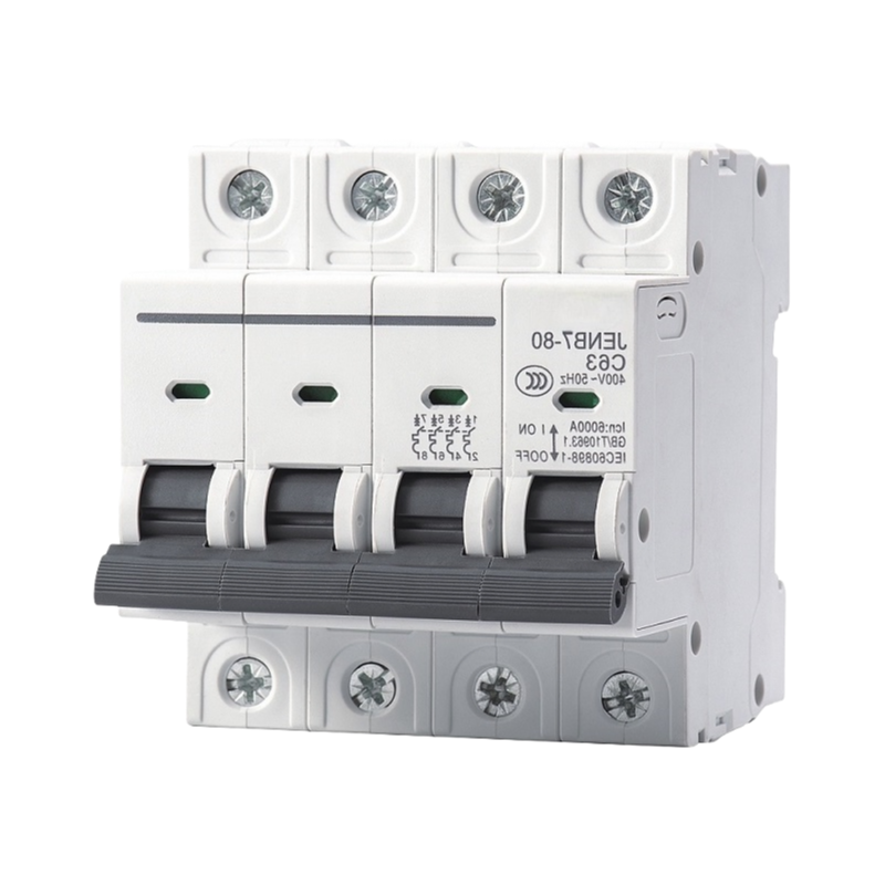 Embedded Installation 4 Pole Circuit Breaker with 10kA Breaking Capacity