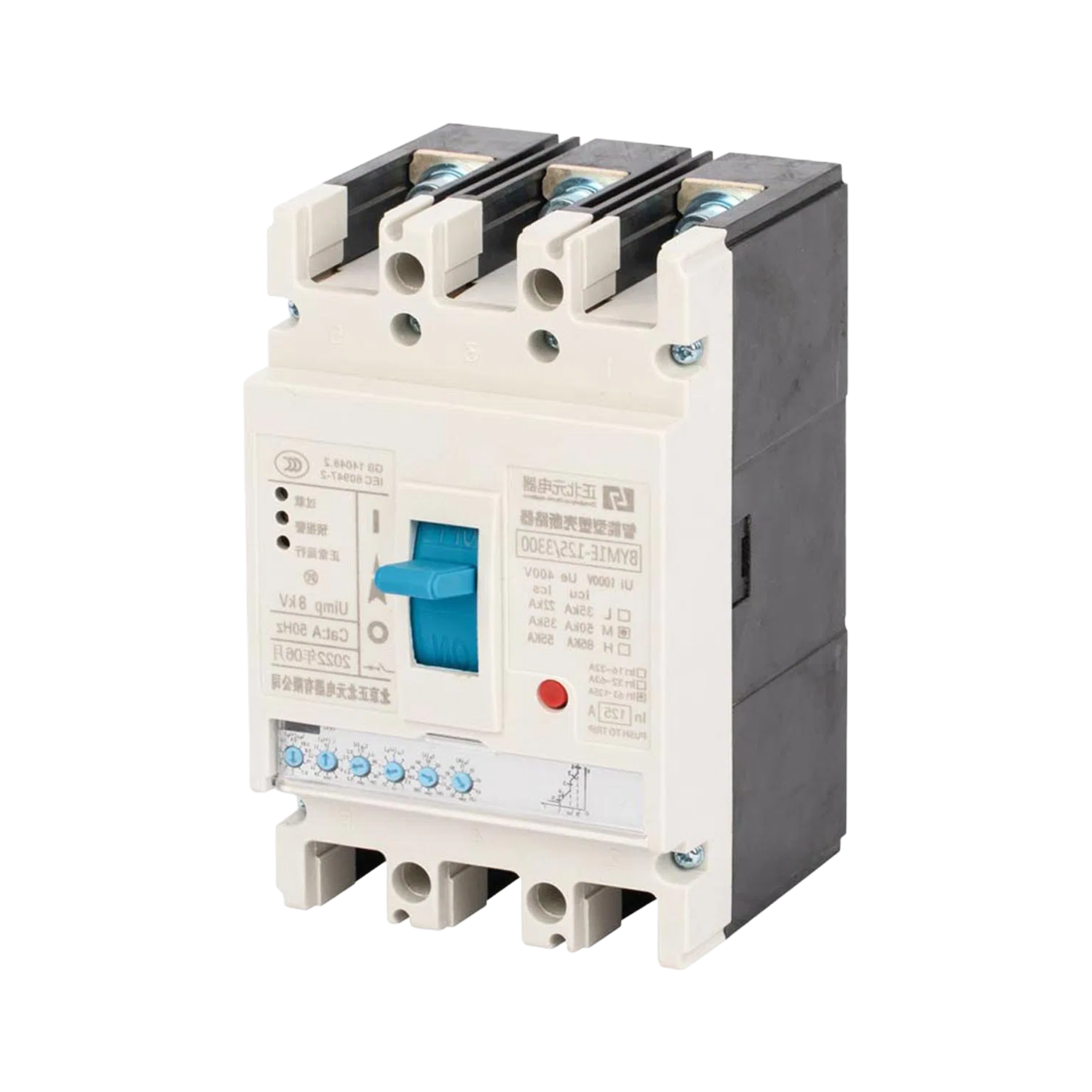 High Performance Moulded Case Circuit Breaker 2550KA Breaking Capacity for Motor Protection