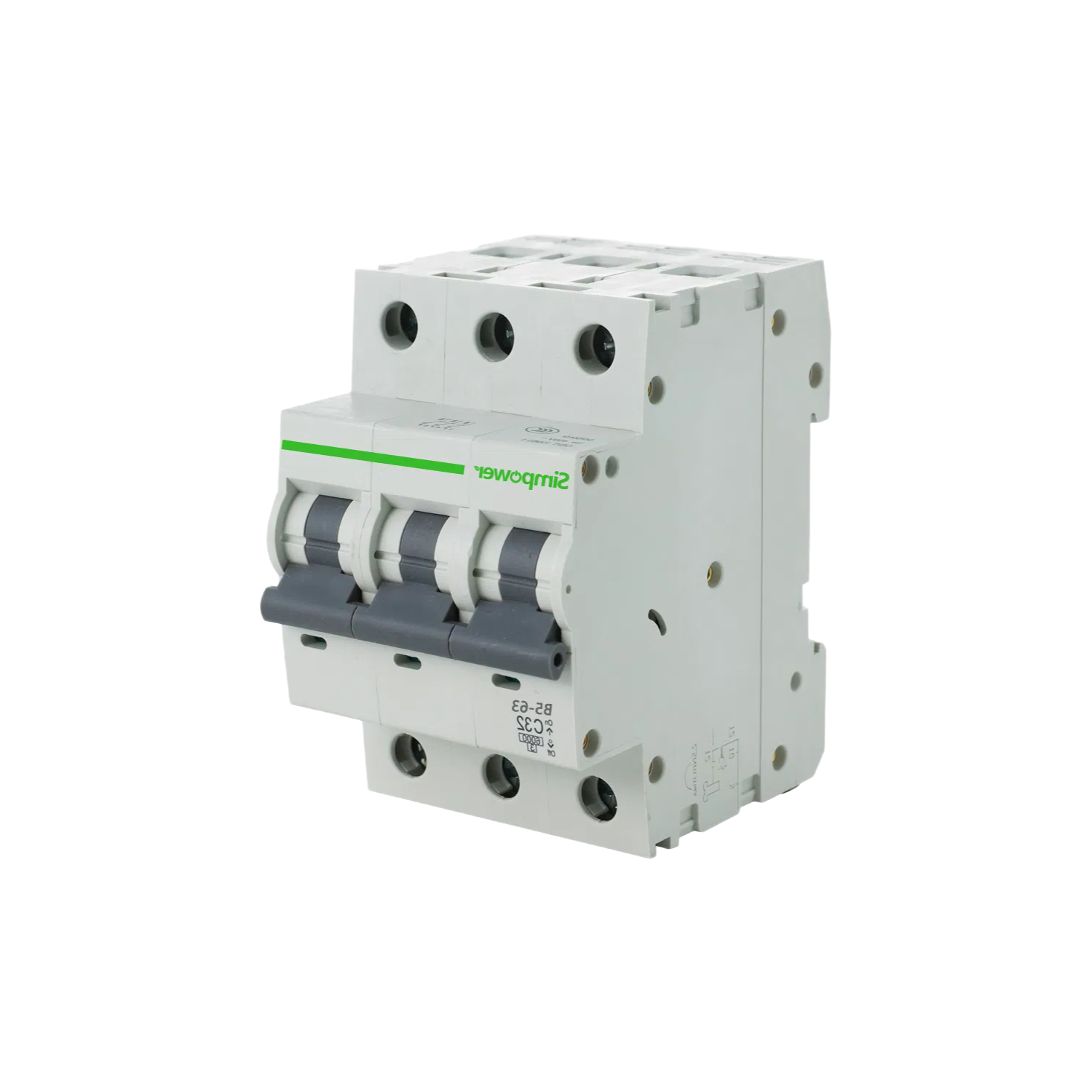 China Manufacturer Supply 1P-4P MCB Circuit Breaker with 500V Ui and 6kv Uimp