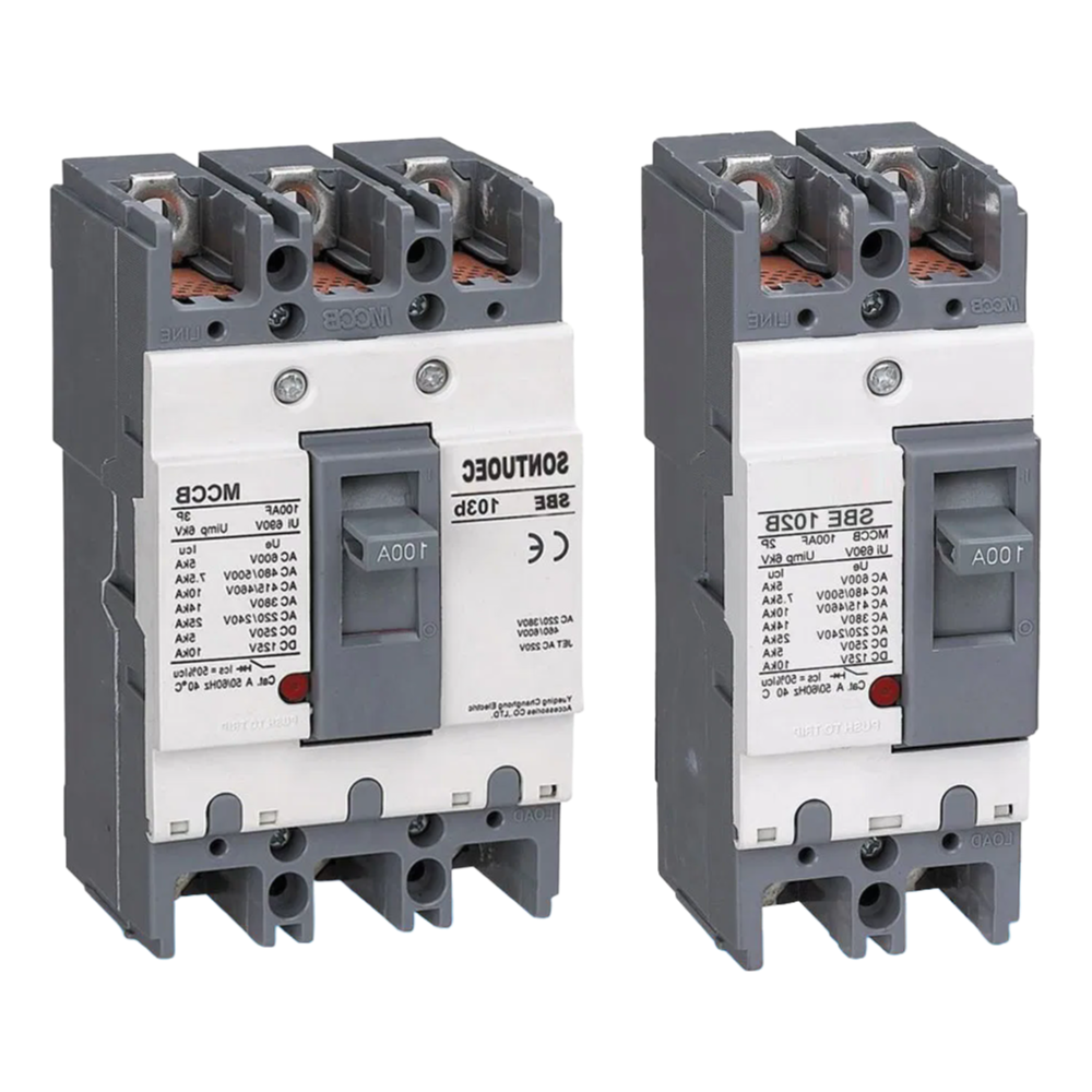Factory Supply SBE Series Molded Case Circuit Breaker with Overcurrent Protection