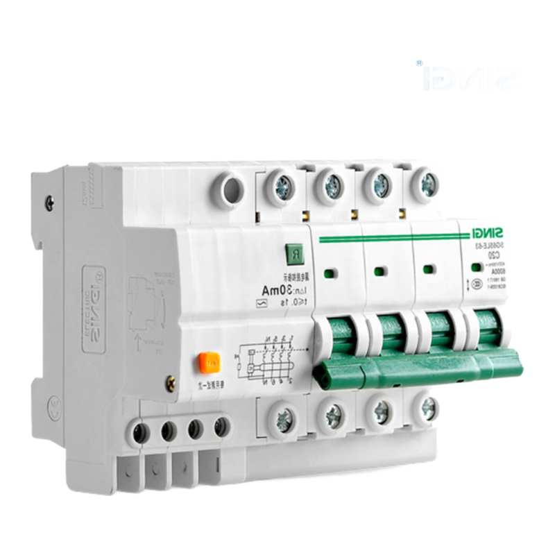 High Quality SG65LE-63 Residual Current Circuit Breaker 230/400V AC 50/60Hz