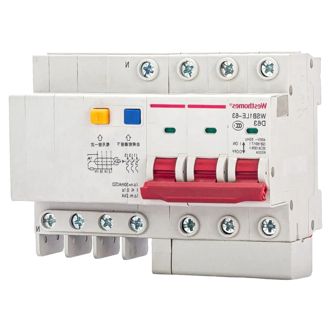 Customized WSB1LE Series Earth Leakage Circuit Breaker with CE CB CCC Certification