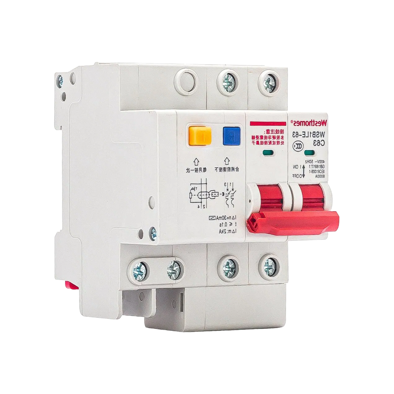 Customized WSB1LE Series Earth Leakage Circuit Breaker with CE CB CCC Certification