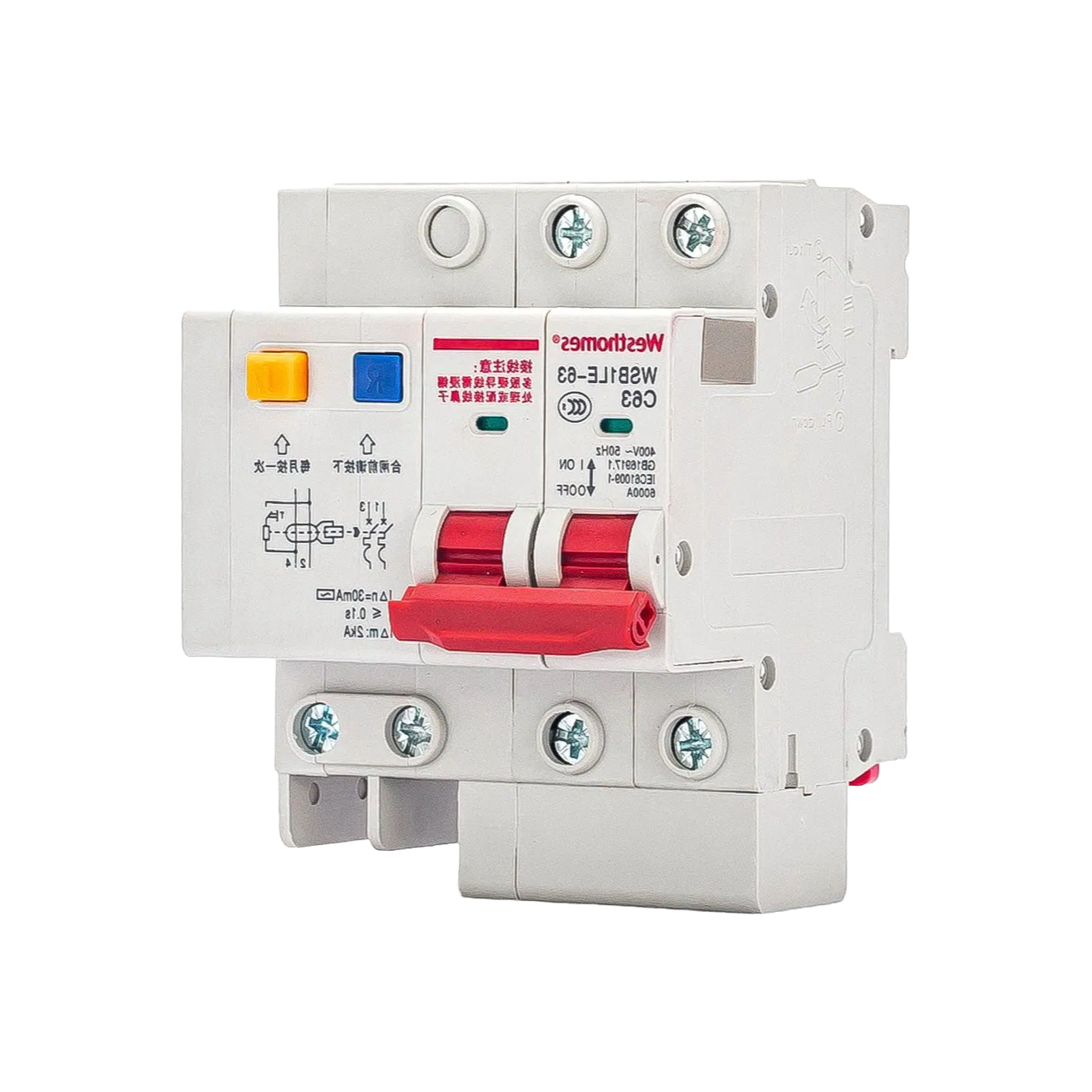 Customized WSB1LE Series Earth Leakage Circuit Breaker with CE CB CCC Certification