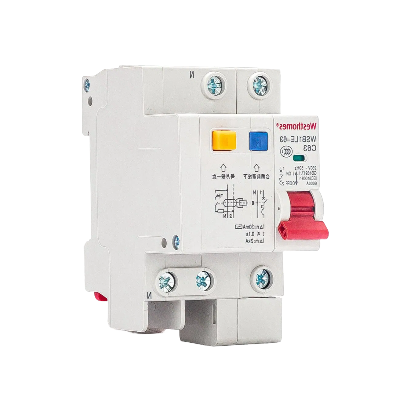 Customized WSB1LE Series Earth Leakage Circuit Breaker with CE CB CCC Certification