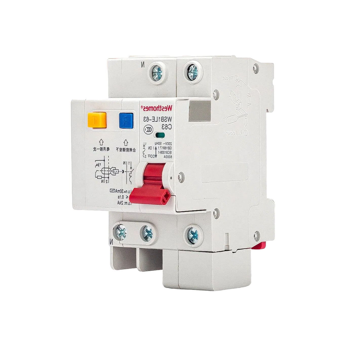 Customized WSB1LE Series Earth Leakage Circuit Breaker with CE CB CCC Certification