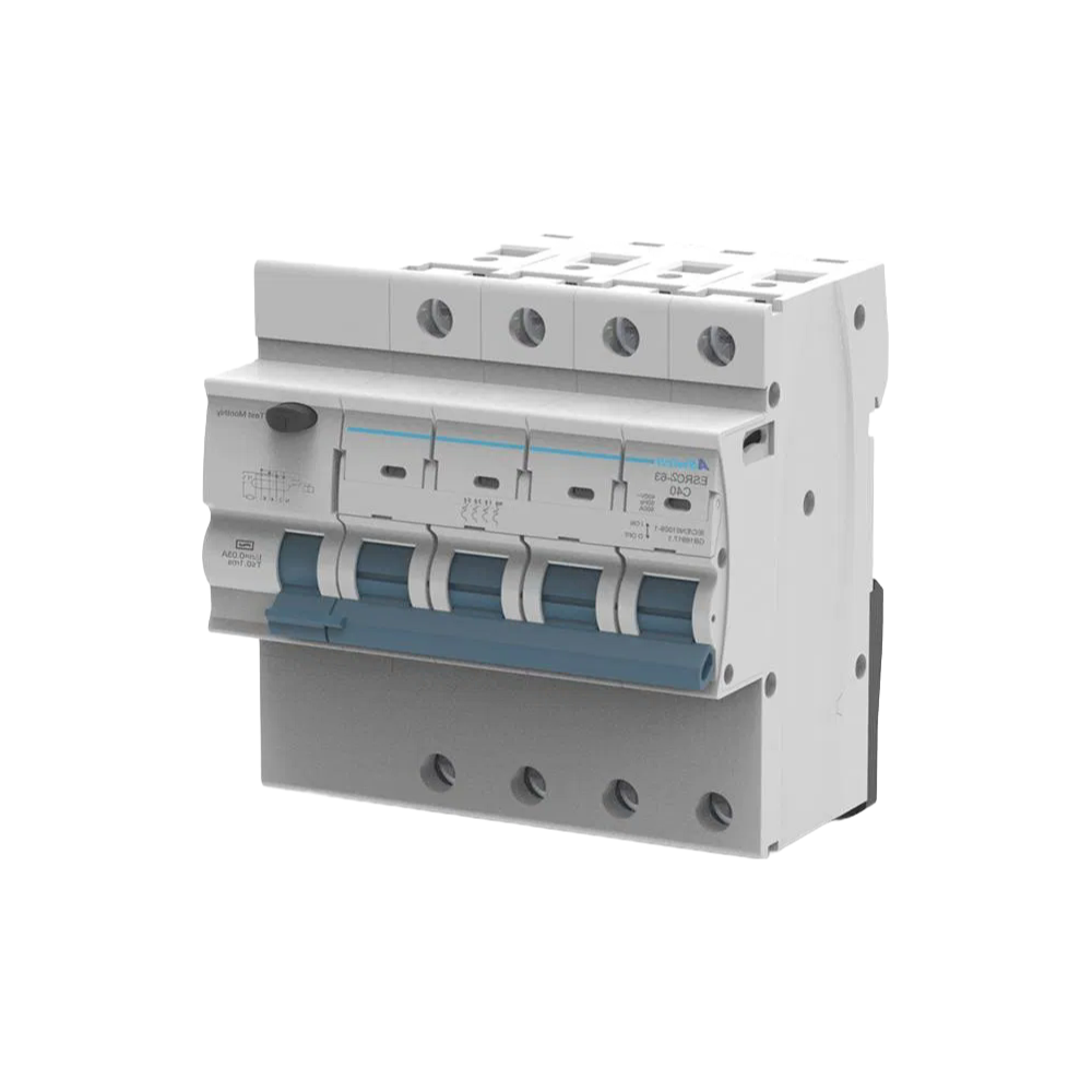 Wholesale Customized RCBO Earth Leakage Circuit Breaker with Overvoltage Protection B/C/D Curve
