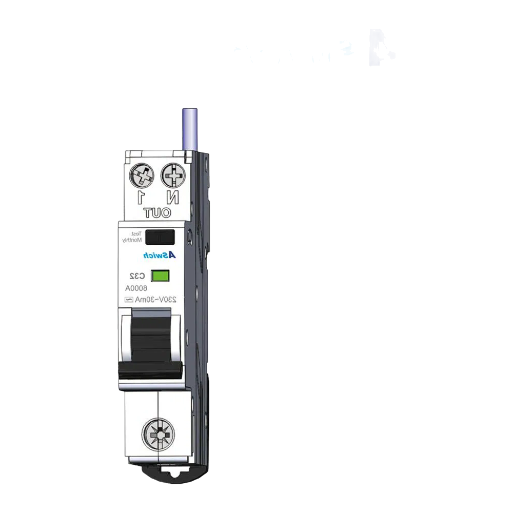 Wholesale Customized RCBO Earth Leakage Circuit Breaker with Overvoltage Protection B/C/D Curve