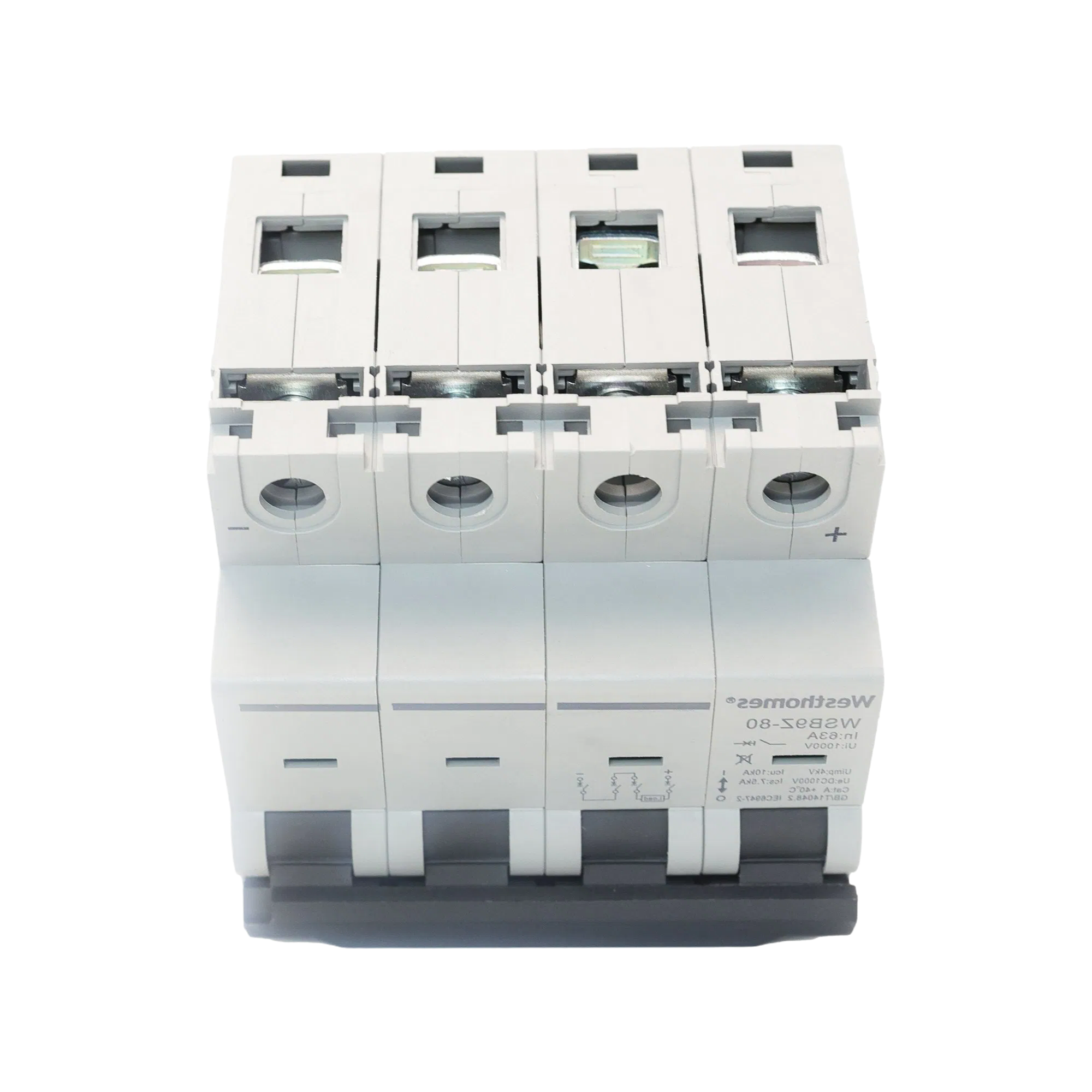 High Quality WSB9Z-80 DC MCB Circuit Breaker with 10kA Breaking Capacity DIN Rail Mount