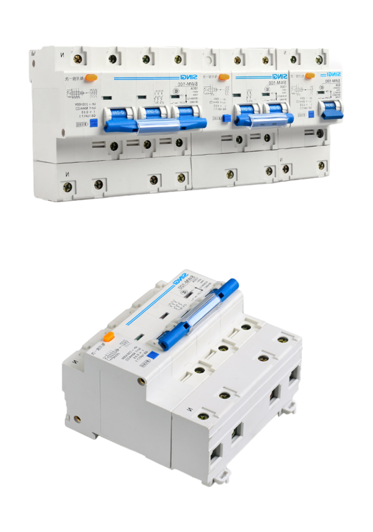 High Quality 100A RCBO Circuit Breaker with Overload and Short Circuit Protection