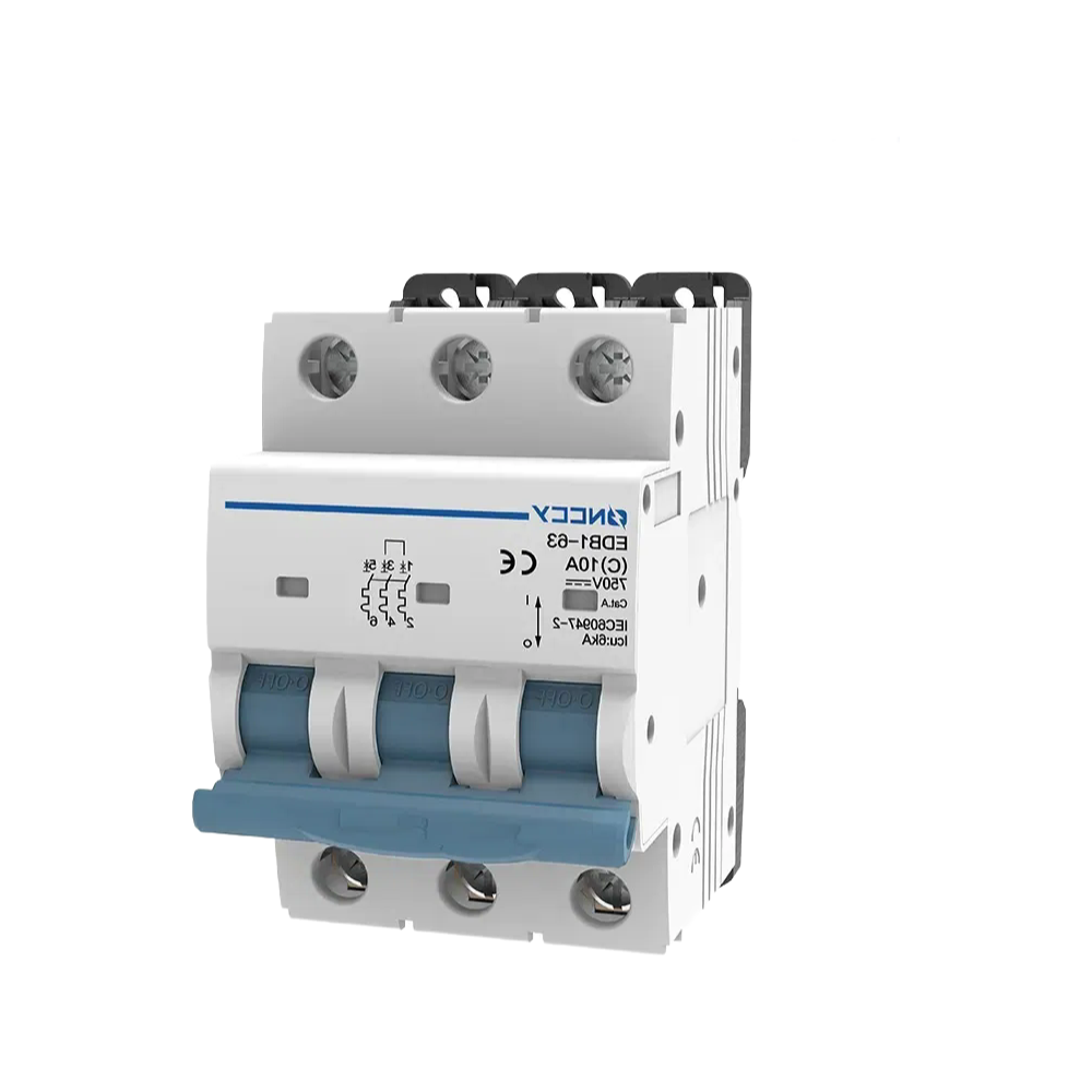 Factory Supply 1P+N 2P 4P RCBO Circuit Breaker with DIN Rail Mounting for Solar Systems