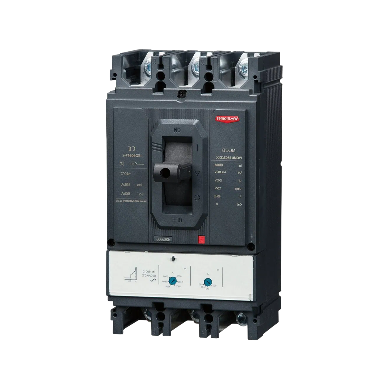 WCM6 Series Molded Case Circuit Breaker - High Breaking Capacity 22KA-50KA for Industrial Use