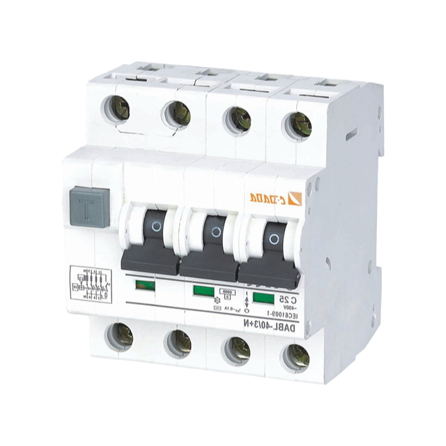 High Capacity DABL-63 Residual Current Circuit Breaker with Overload Protection
