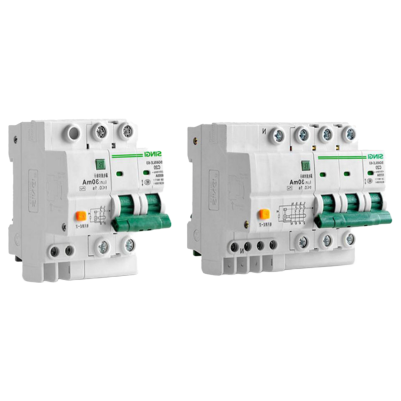 SG65LE-63 RCBO Circuit Breaker 1-4P 6kA IEC60898 Certified for Electrical Safety Protection