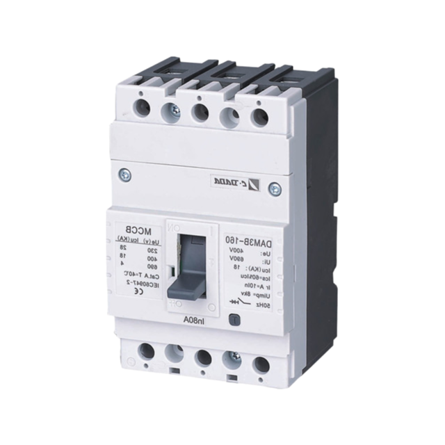 High Breaking Capacity DAM3-160 MCCB with 1000V Insulation Voltage