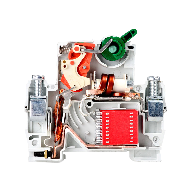 SC65-63 Miniature Circuit Breaker 4P 6A 10KA Breaking Capacity DIN Rail Mount MCB