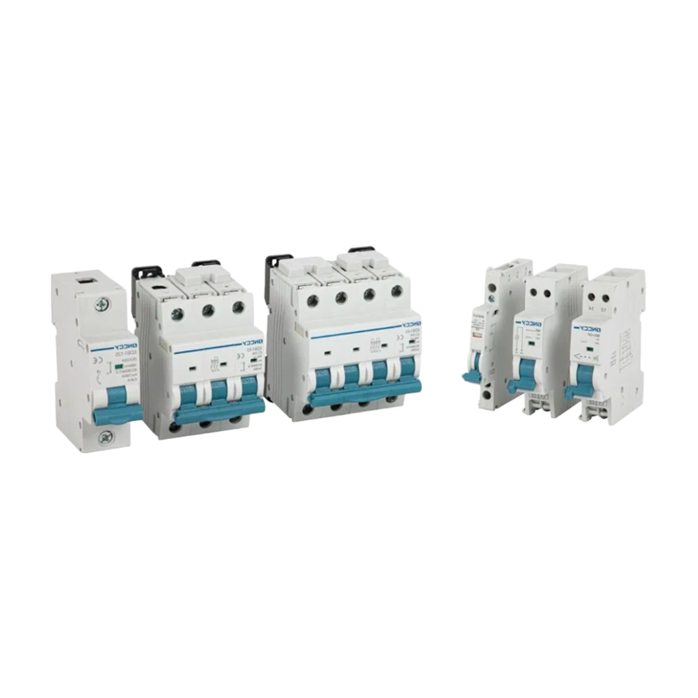 Factory Direct Supply 2P 4P RCBO Circuit Breaker with DIN Rail Mounting for Solar Systems