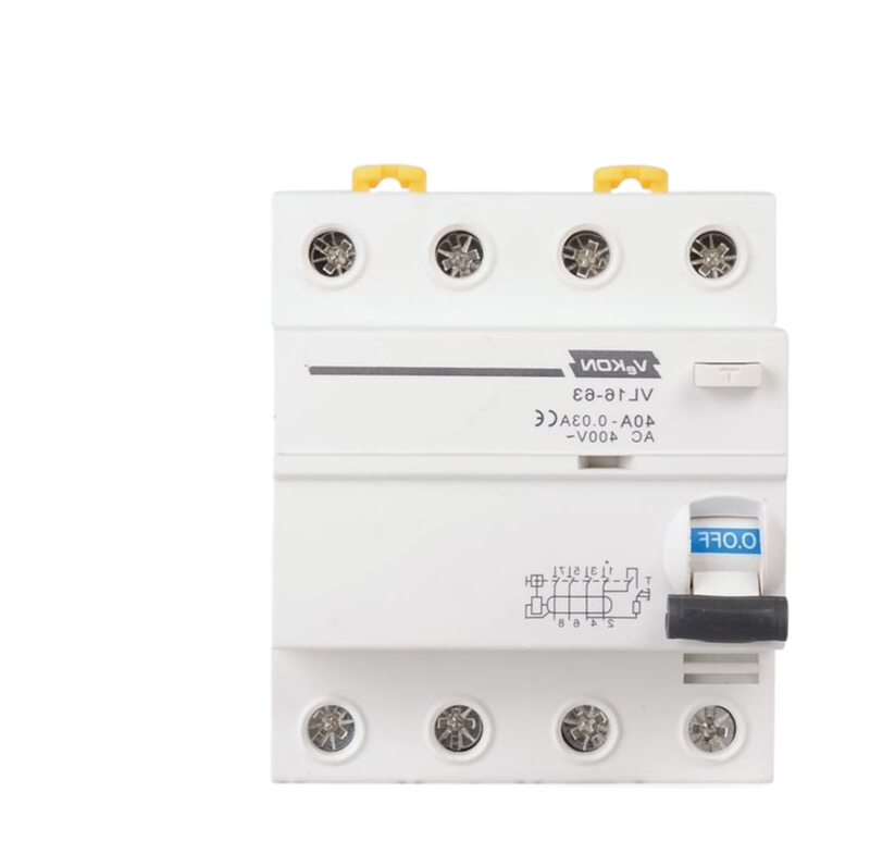 Wholesale VL17-63 RCD RCBO RCCB 4P Circuit Breaker - 63A 415V AC Residual Current Device
