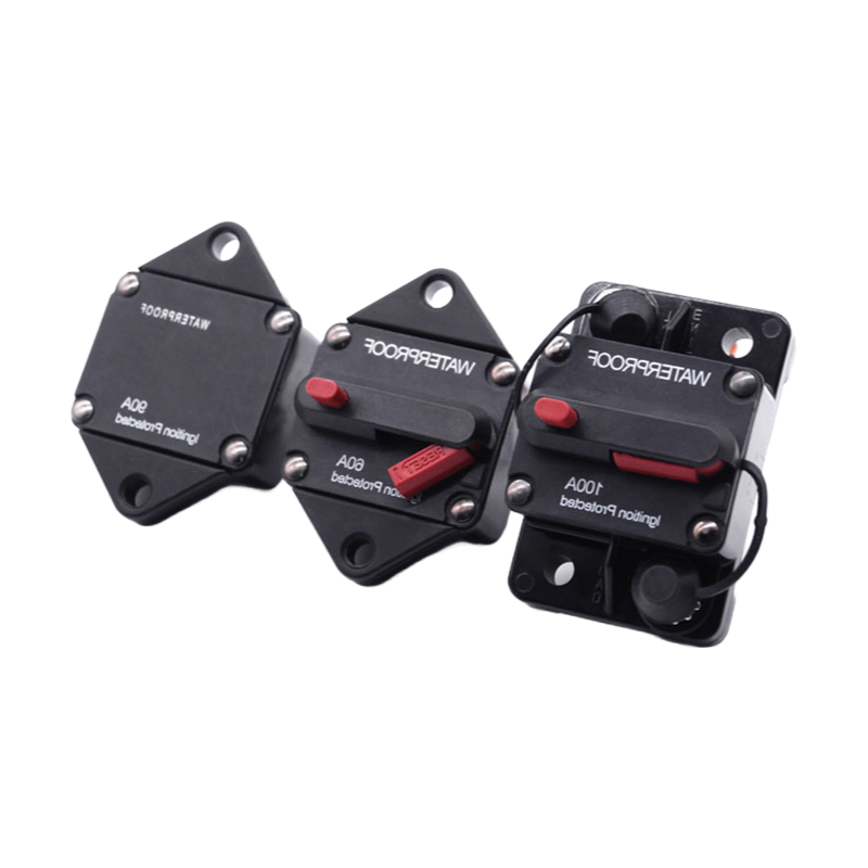 Single Pole Waterproof Circuit Breaker 48VDC for Automotive, Marine, and Industrial Equipment
