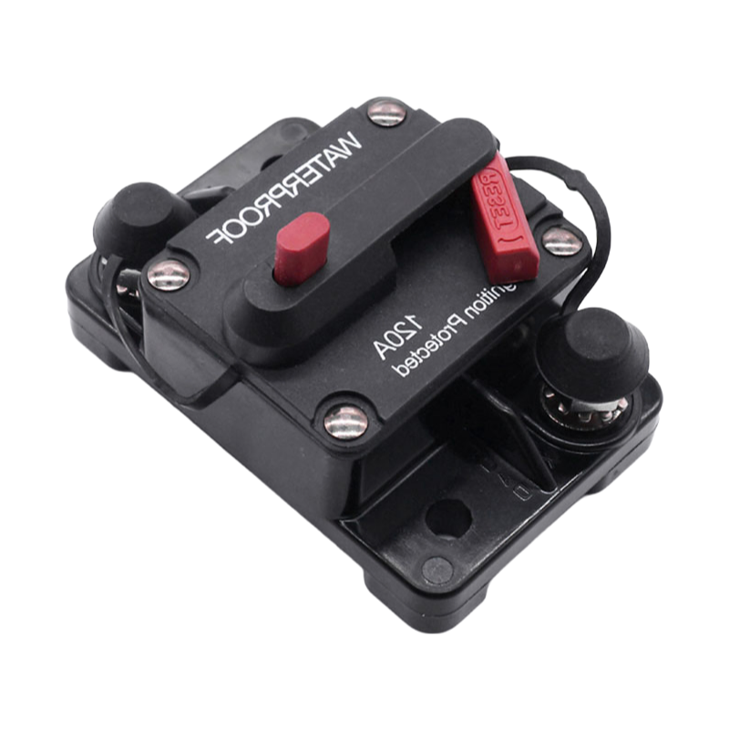 Single Pole Waterproof Circuit Breaker 48VDC for Automotive, Marine, and Industrial Equipment