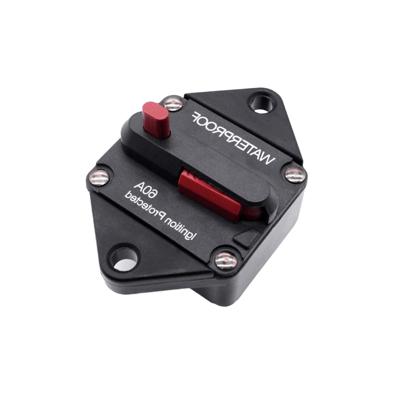 Single Pole Waterproof Circuit Breaker 48VDC for Automotive, Marine, and Industrial Equipment