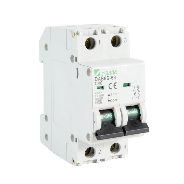 Customizable DAB6-63 Low Voltage Circuit Breaker with 1P-4P Options