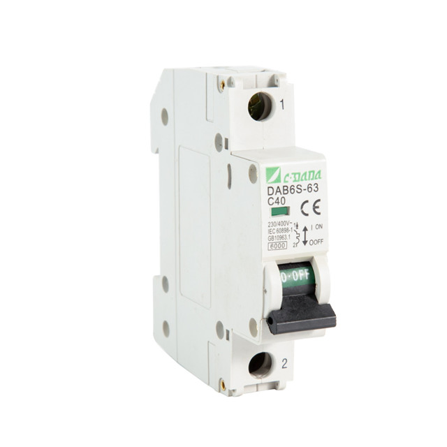 Customizable DAB6-63 Low Voltage Circuit Breaker with 1P-4P Options