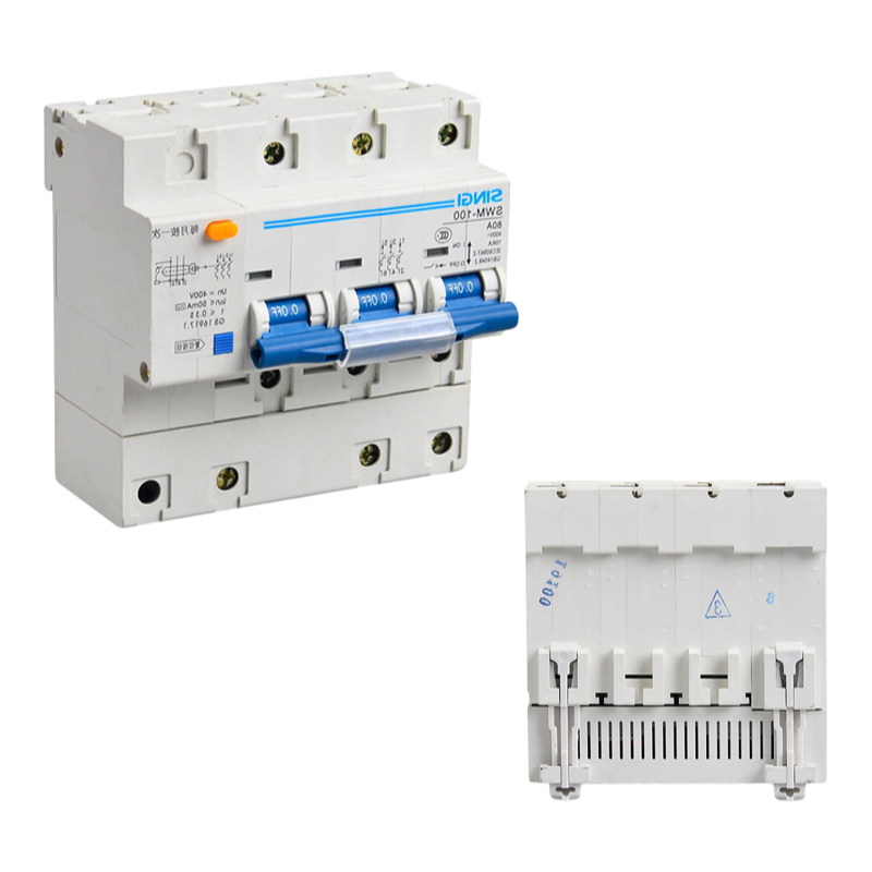 Factory Supply SWMLE-100 RCBO 63A-100A Low Voltage Circuit Breaker CE Certified