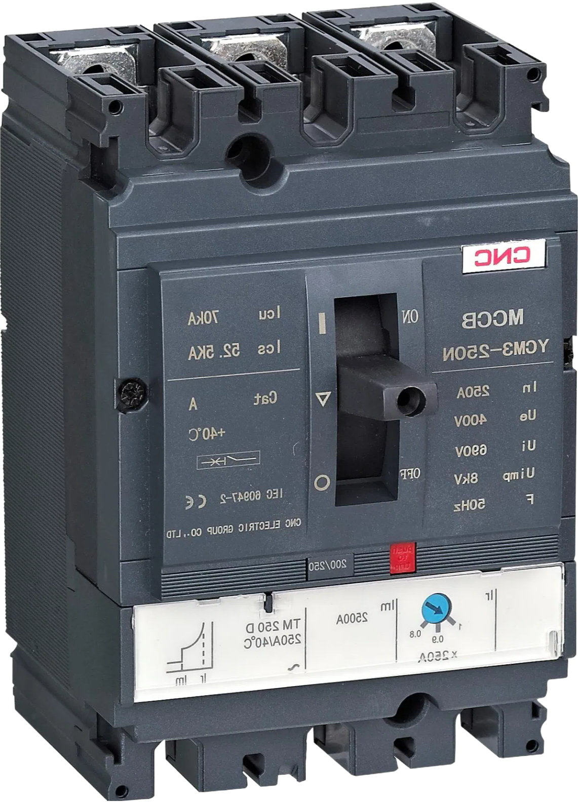Bulk Order YCM3-250L Air Circuit Breaker for Industrial Electrical Protection