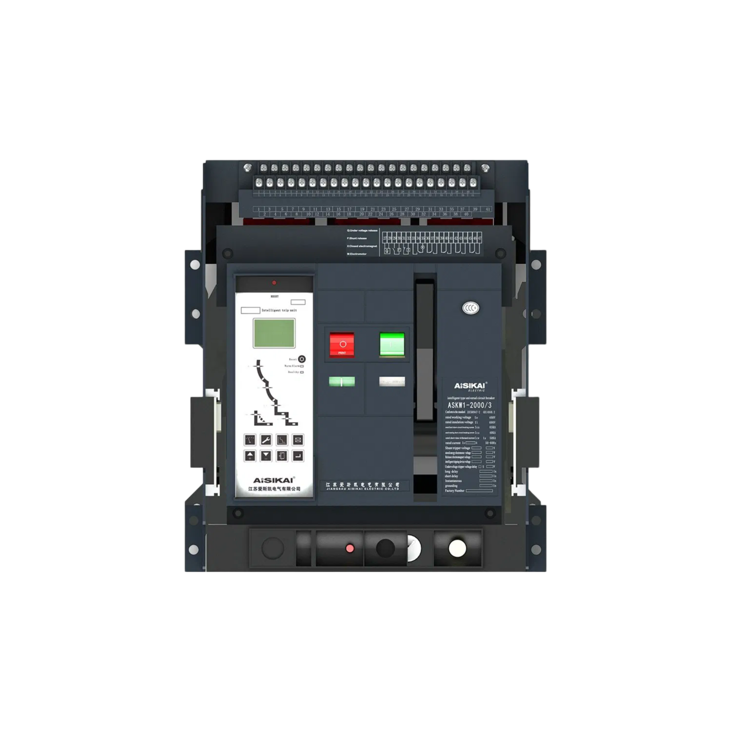 6300A Low-Voltage Fixed Type Air Circuit Breaker - High Performance ACB for Industrial Power Distribution