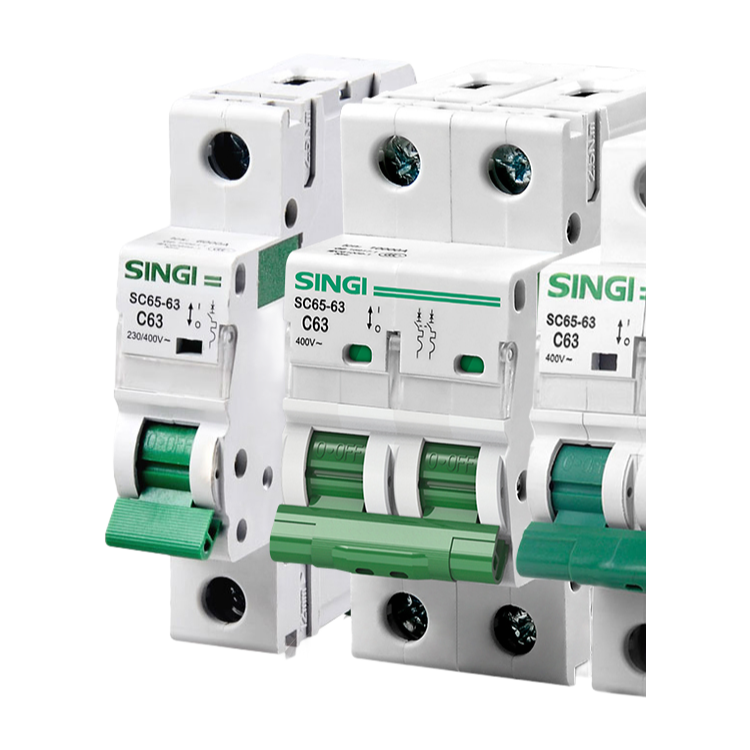 SC65-63 High Breaking Capacity Miniature Circuit Breaker MCB for Electrical Safety Protection