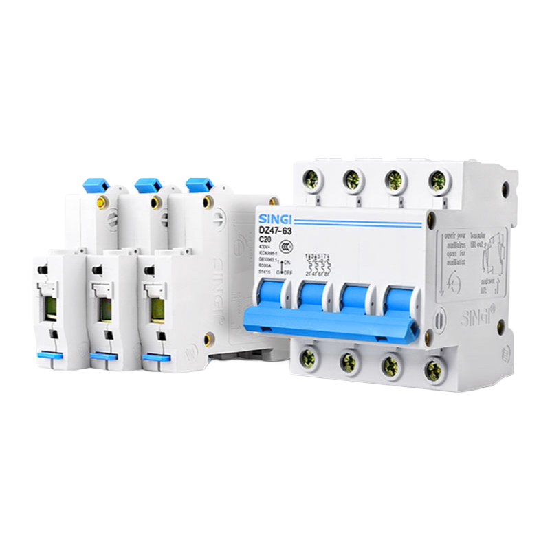 DZ47-63 CE Certified Miniature Circuit Breaker MCB for Overload and Short Circuit Protection