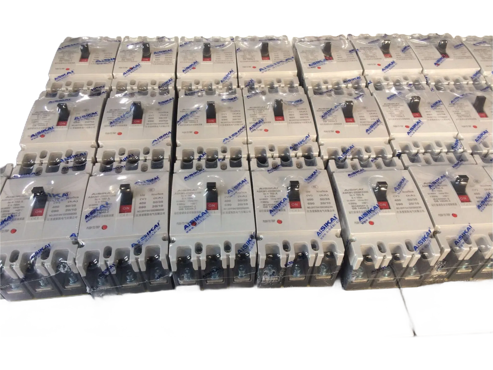 250A 3P MCCB Molded Case Circuit Breaker with CE/CCC Certification for Industrial Power Distribution