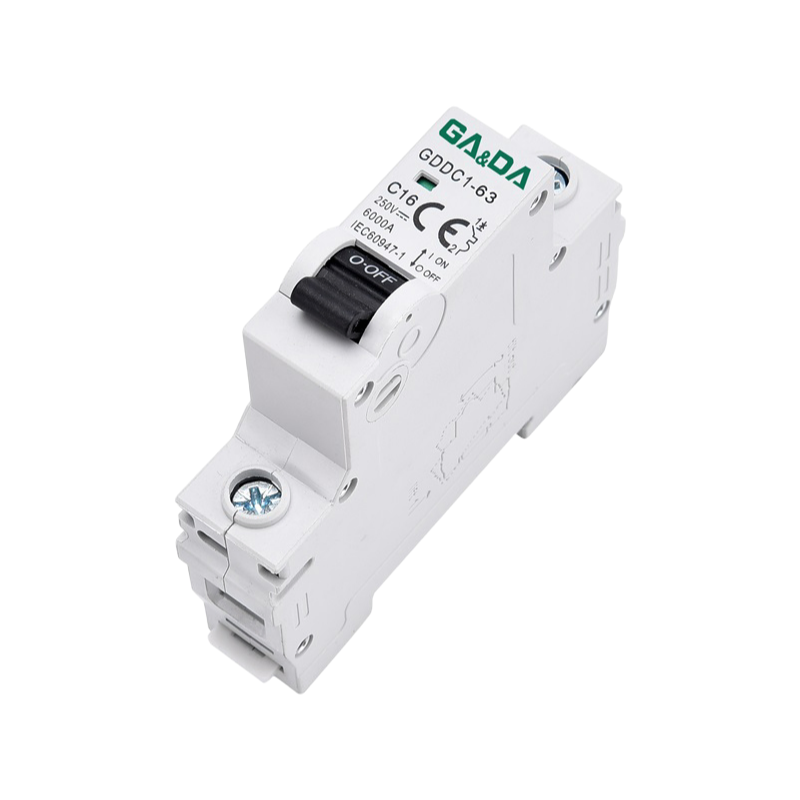 GDDC1-63-C16 1P 16A Miniature Circuit Breaker 4.5KA MCB for Overload Protection