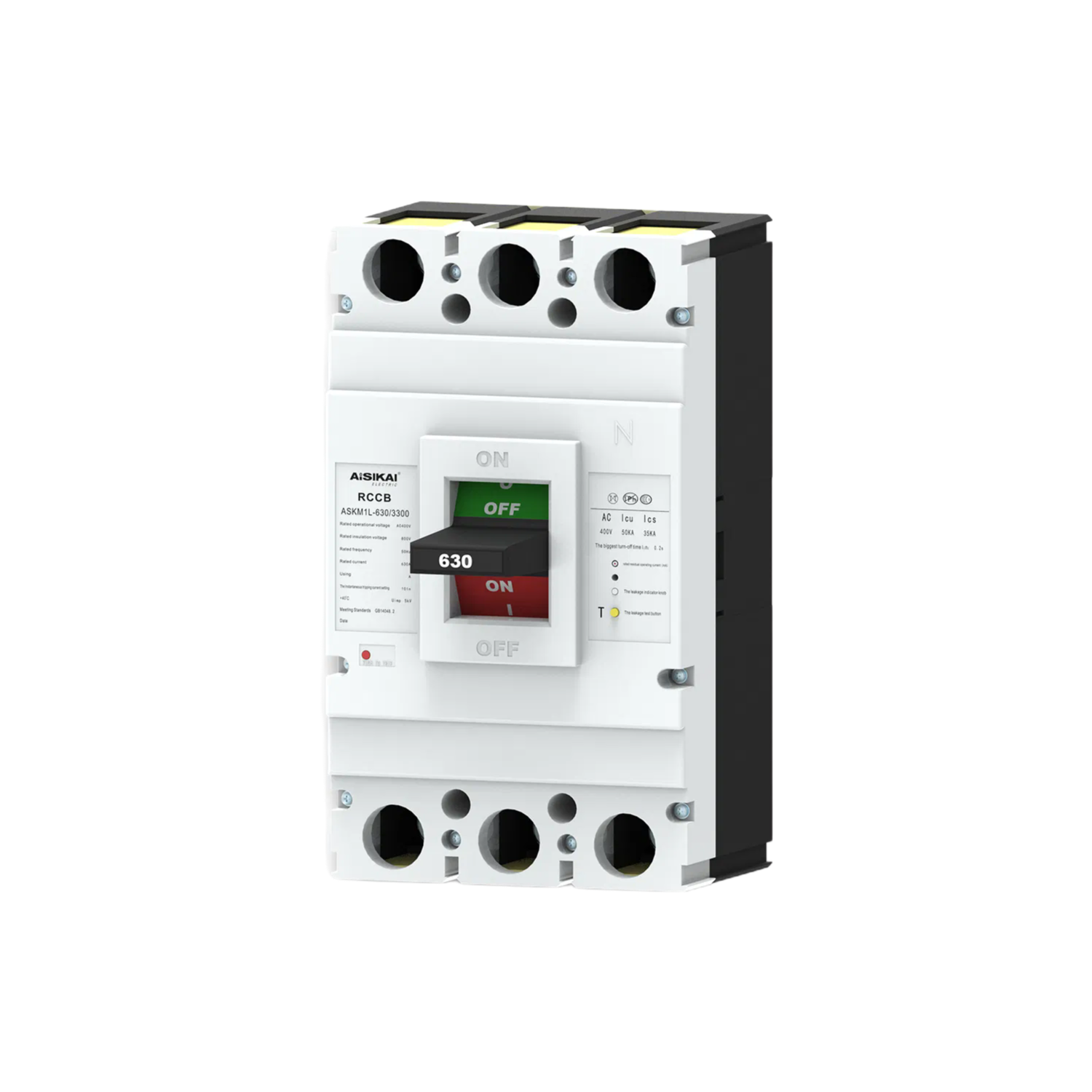 4 Pole 315A Thermomagnetic MCCB Circuit Breaker CE Certified for Industrial Power Protection