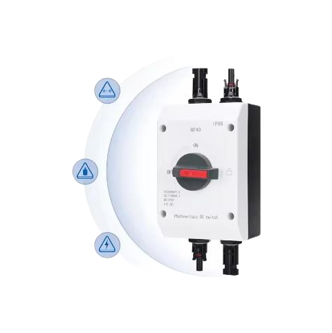 High Performance Photovoltaic DC Circuit Breaker - Solar Panel Isolator Switch with IP66 Protection