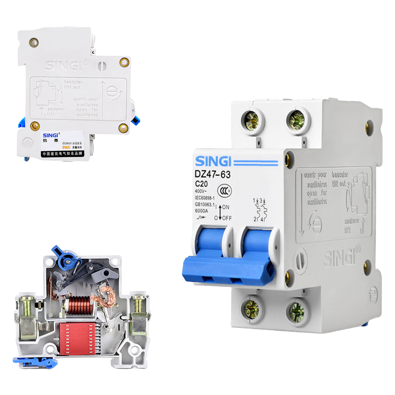 DZ47-63 Miniature Circuit Breaker MCB - CB Approved Air Switch with Overload Protection