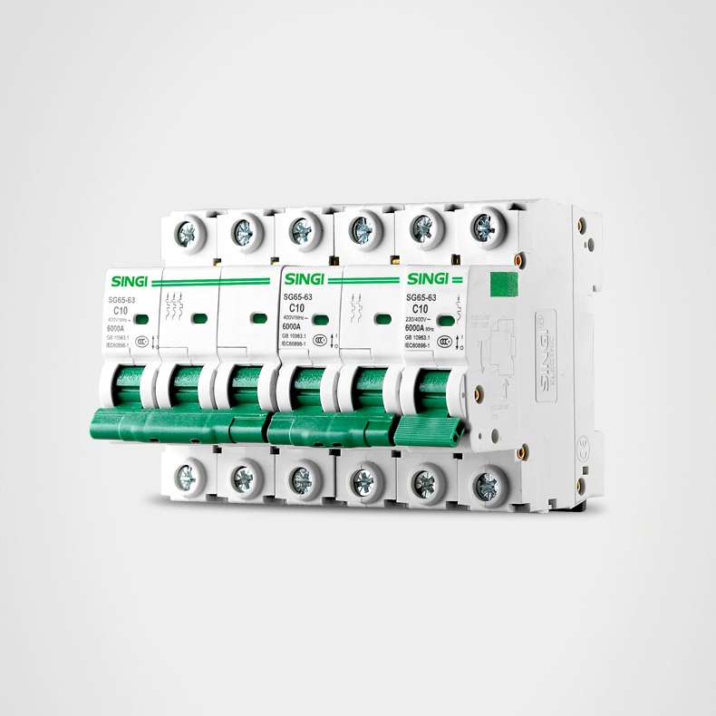 High Quality DC 6A to 63A Miniature Circuit Breaker MCCB MCB with CE Certification for Electrical Protection