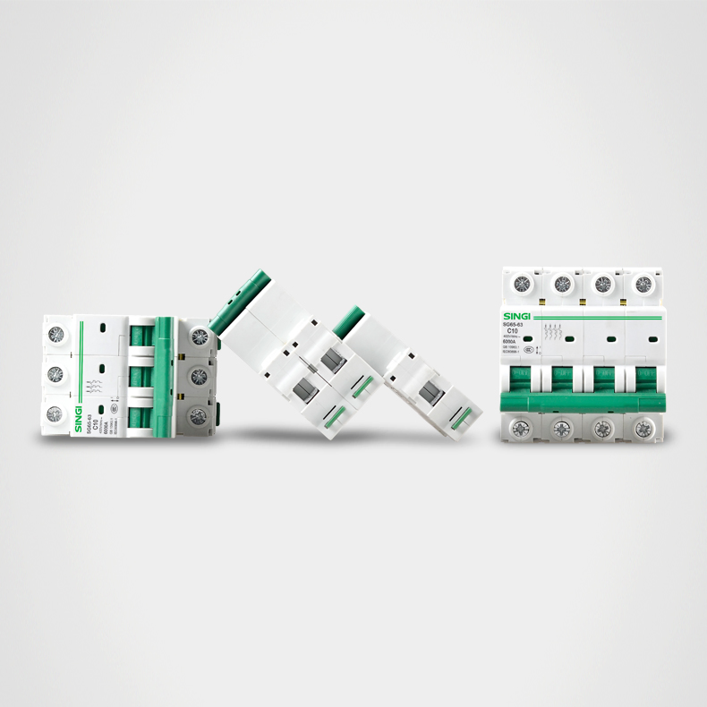 High Quality DC 6A to 63A Miniature Circuit Breaker MCCB MCB with CE Certification for Electrical Protection