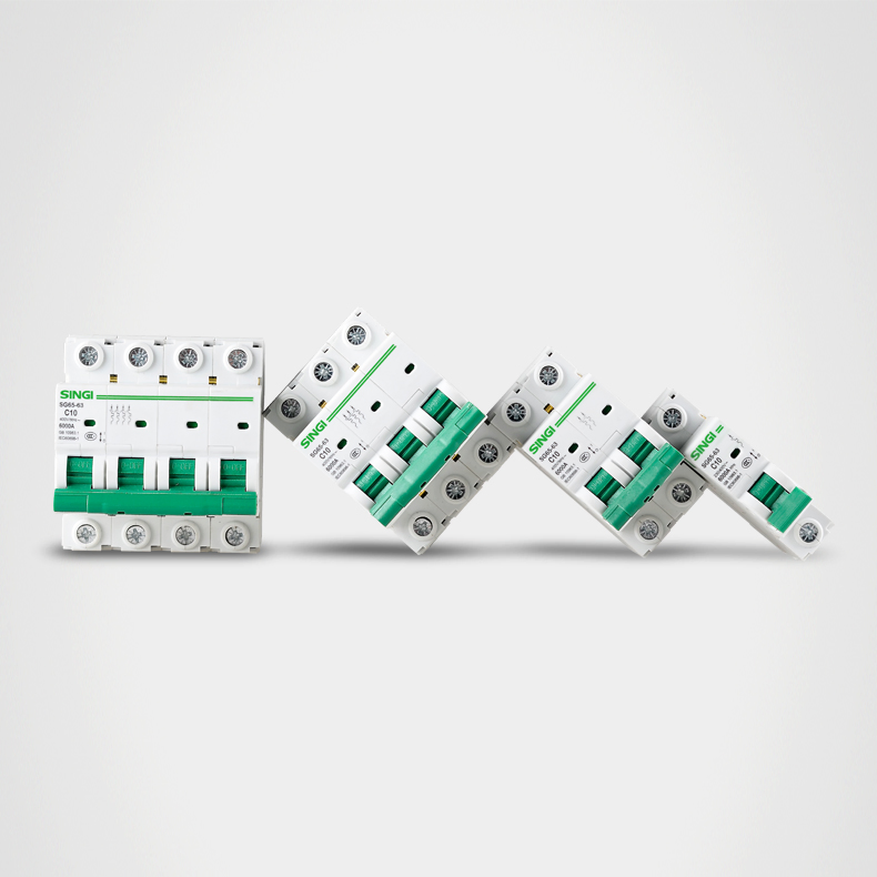 High Quality DC 6A to 63A Miniature Circuit Breaker MCCB MCB with CE Certification for Electrical Protection