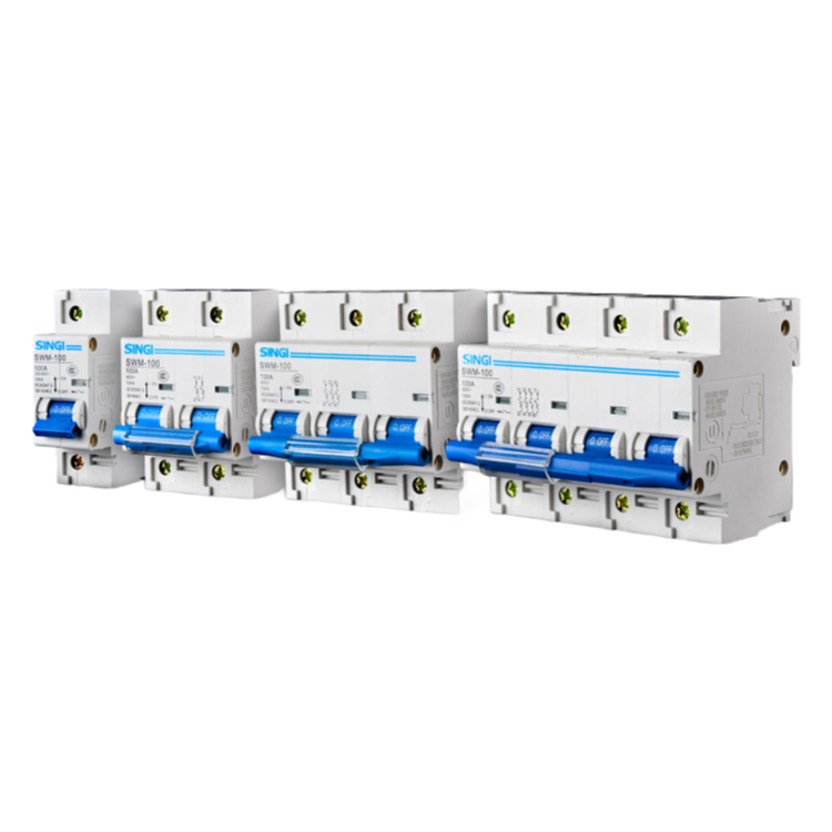 Singi SWM-100 1P Miniature Circuit Breaker - High Breaking Capacity MCB for Home & Industrial Use