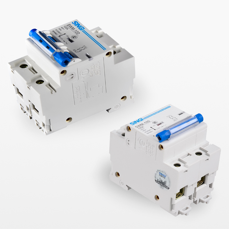 Singi SWM-100 1P Miniature Circuit Breaker - High Breaking Capacity MCB for Home & Industrial Use