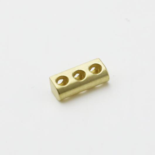 Factory Supply Rectangular Brass Terminal Strips with 2-24 Holes Configuration